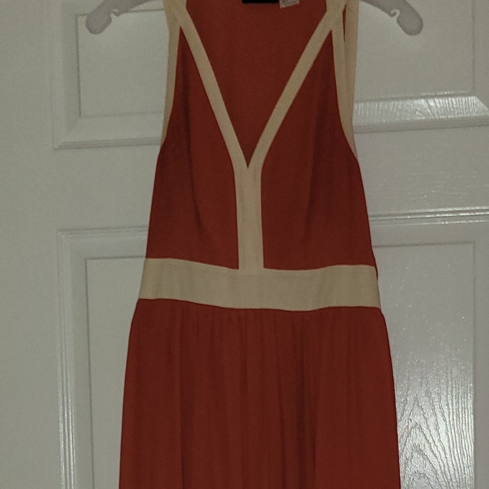 Venus Orange Maxi dress